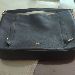 Elegant Black Leather Handbag